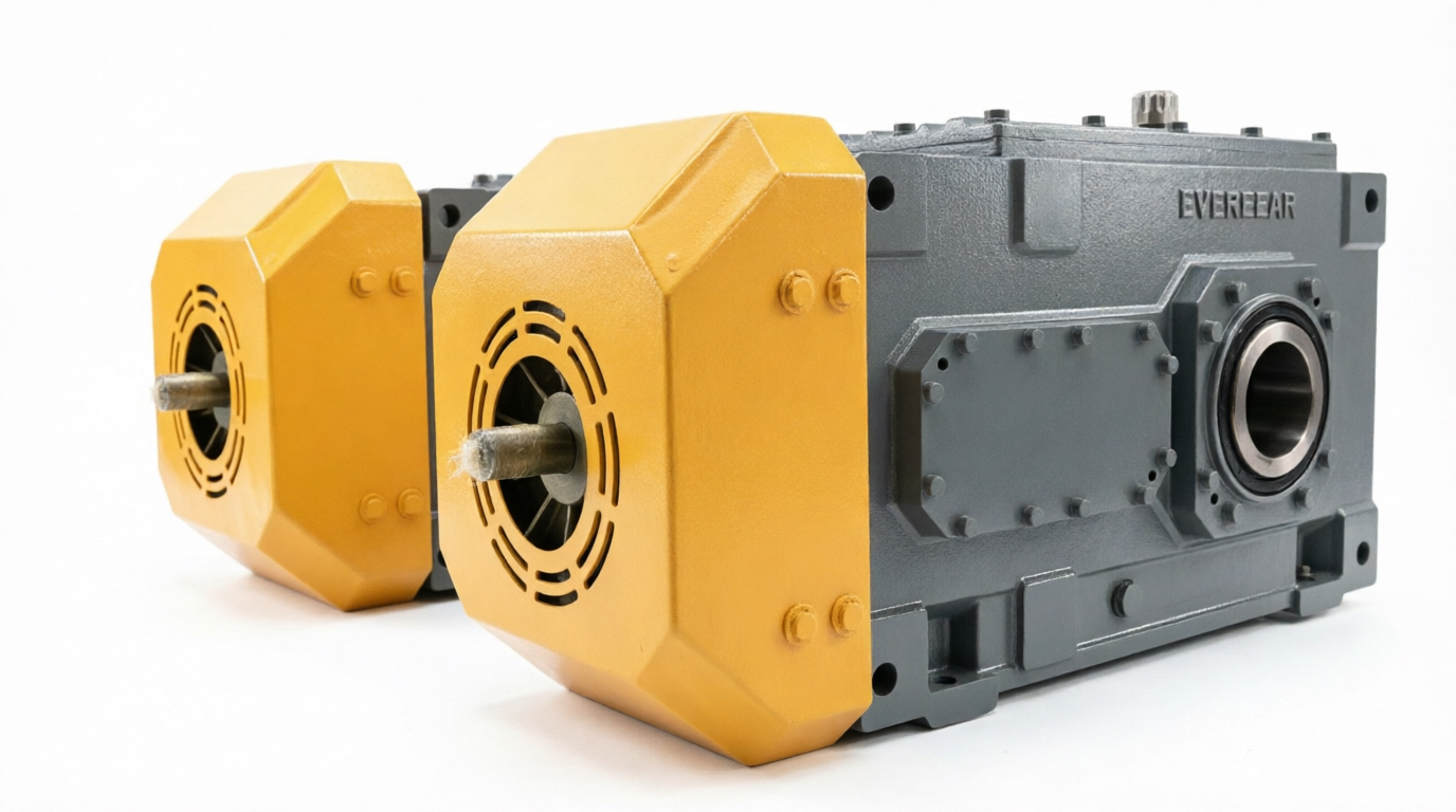 Industrial Gear Drive helical bevel right angle shaft gearbox offering and mechanical power for heavy duty industrial machinery