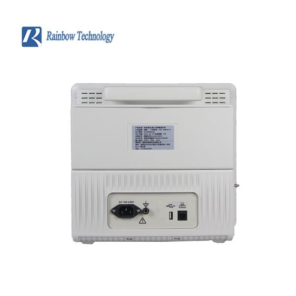 15 Inch Portable Multi Parameter Patient Monitor with Optional 2 IBP 1 Year Warranty and 2 Years Shelf Life