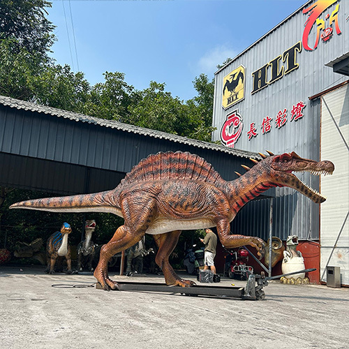 Jurassic Life Size Animatronic Dinosaurs Mechanical Simulation Animatronic Spinosaurus Dinosaur
