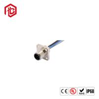 Goupille arrière femelle du connecteur 8 de bâti du panneau M12 de carte PCB de code de M12 X pour le signe