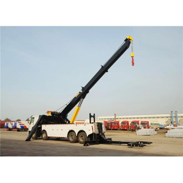 50T Road Wrecker Tow Truck 12 Wheels 8x4 371hp 50 tons Left / Right Hand Drive