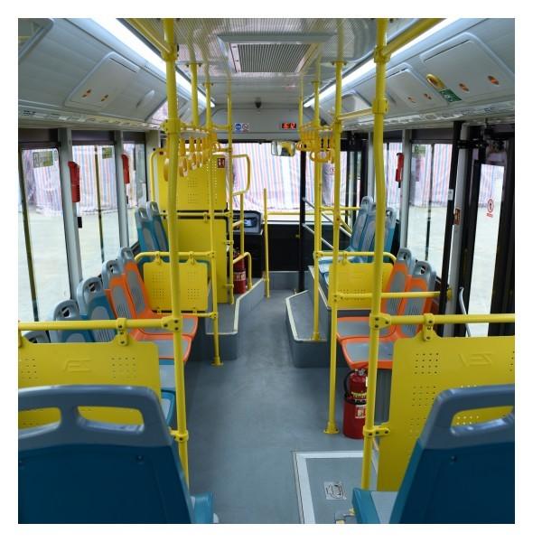 ZEV 7.7m Diesel City Bus 25 Seats Euro 4 Emission Manual Transmission
