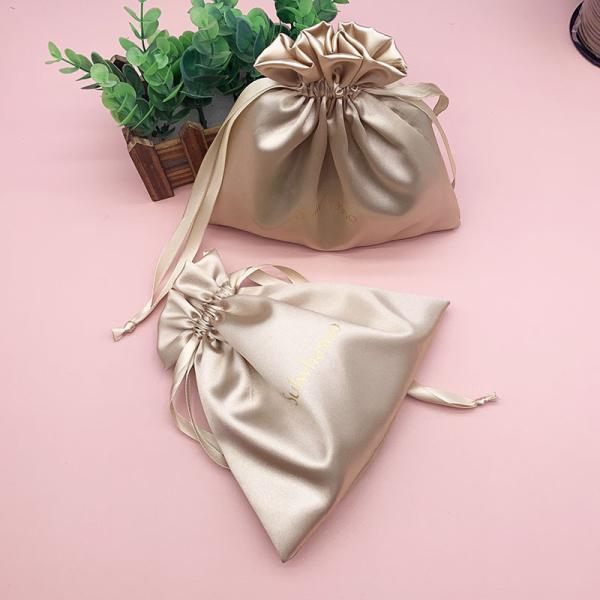 Custom Logo Small Satin Pouch Jewelry Packaging Display Type for Acceptable OEM/ODM