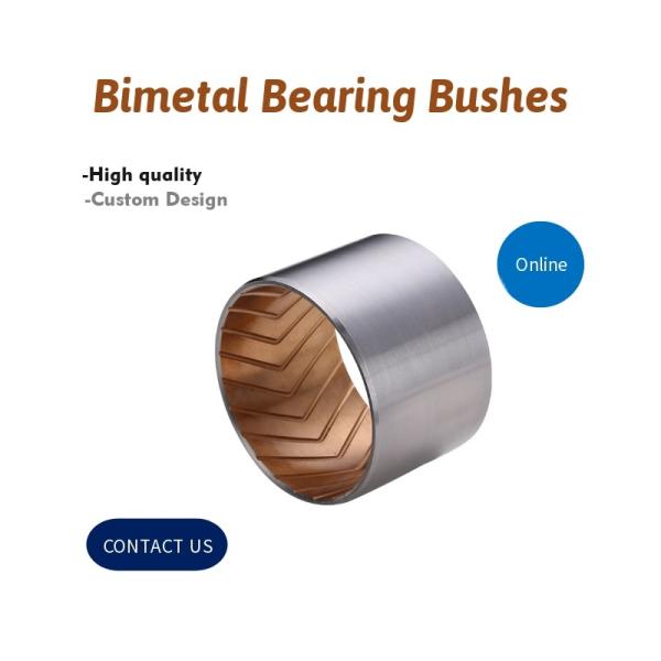 Bimetal Bearing,  CuSn10Pb10 Alloy, Customized Size