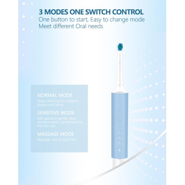 Батарея электрической зубной щетки 1200mAh OEM 360 вращая