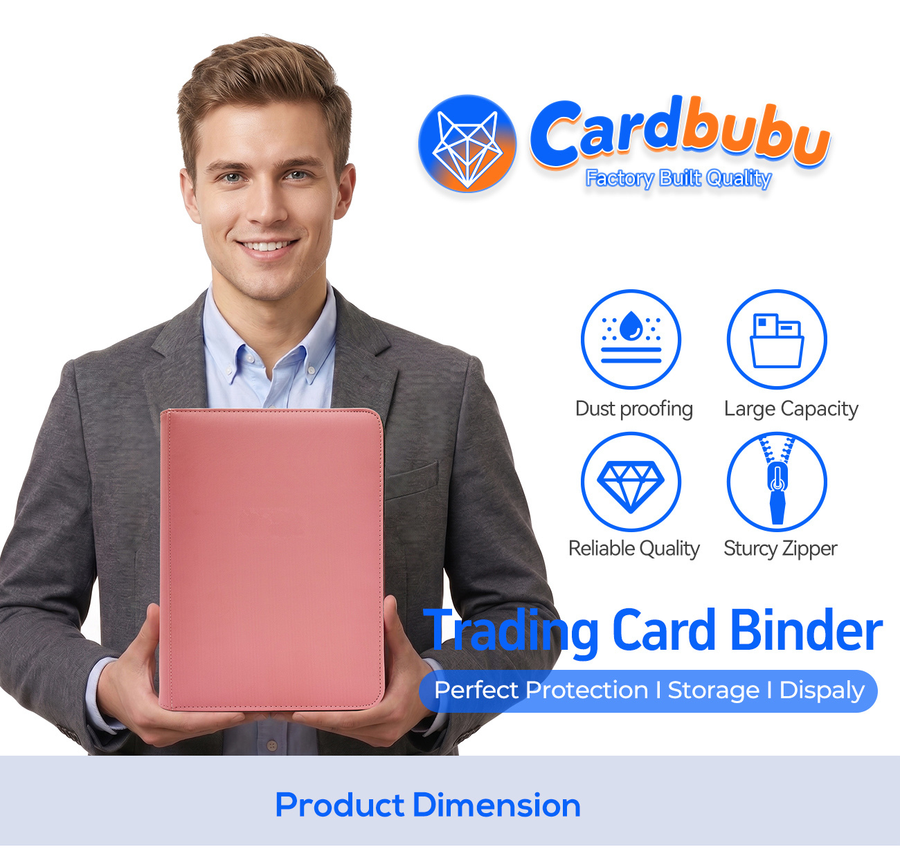 Custom Card Binder Trading Card Brands Game Companies OEM Factory Manufacturing