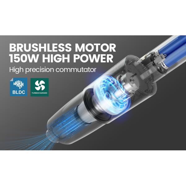 150W 15000PA 12V Cordless Handheld Small Wet and Dry Vacuum Cleaners with 12V Battery
