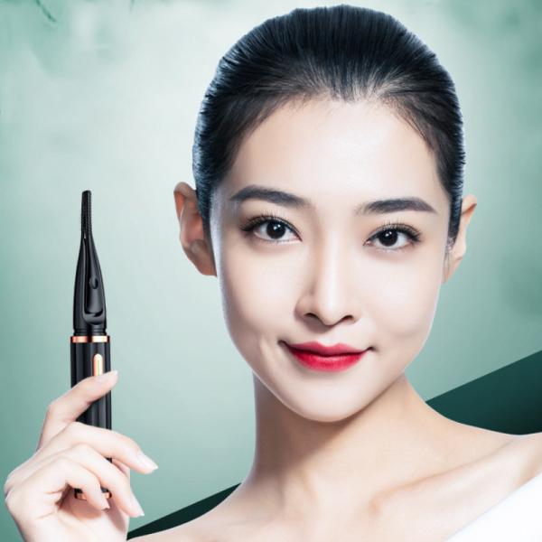 CE Certifeid Fast Heating Electric Eyelash Pen , 3D Heated Eyelash Curler For Lady