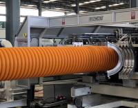 Ligne de fabrication de tuyaux ondulés à double paroi en PE PP en plastique pour tuyaux de drainage
