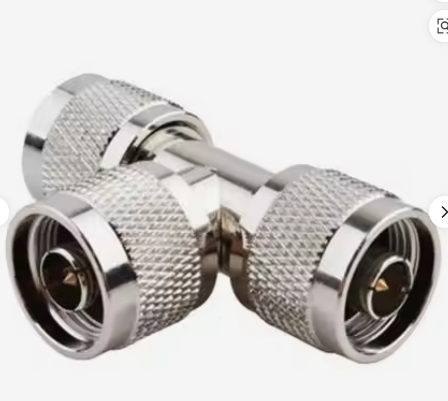IP67 Waterproof RF Coaxial Adapter with DC-3GHz Frequency and Brass Material Right Angle N Connector