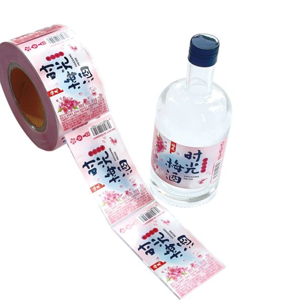 Custom Design Printing Waterproof Adhesive Sticker Plastic Glass Juice Beverage Drink Water Bottle Packaging Label