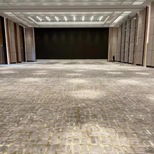 Machine Made 4m Flat Cut Nylon Wall to Wall Carpet for Commercial Flooring Fire Proof