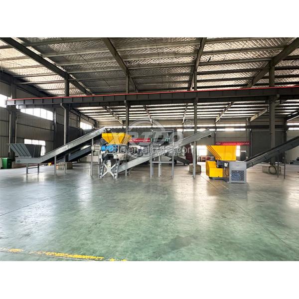 Waste Battery Recycling Crushing Equipment Household Appliance Furniture Double Shaft Shredder Domestic Waste Crusher