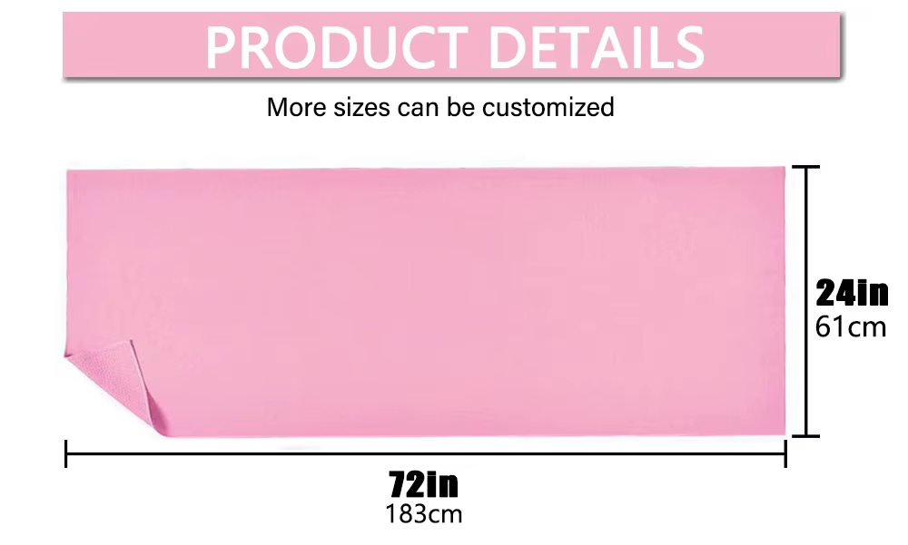 Serviettes de gym personnalisées de haute qualité avec logo, serviettes de yoga légères, serviettes de yoga en microfibre douce