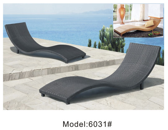 factory direct wholesale sunbed outdoor furniture chaise lounger-6031