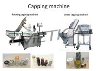 Type rotatoire automatique cachetage automatique de bouteille en verre et machine de capsulage 2000bph