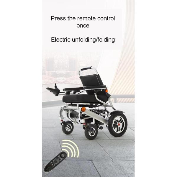 Electric Aluminum Alloy Folding Wheelchair for Elderly 201-500W Durable Construction