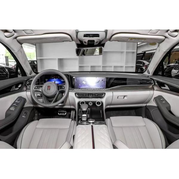 185kW de potencia máxima HongQi H9 Popular coche chino con conducción a la izquierda y potencia de combustible