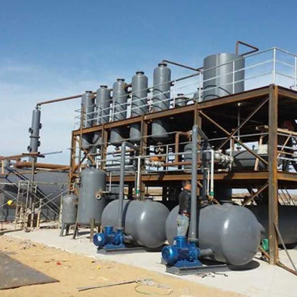 Continuous Industrial Waste Recycling Distillation Machine for Motor Oil Purification