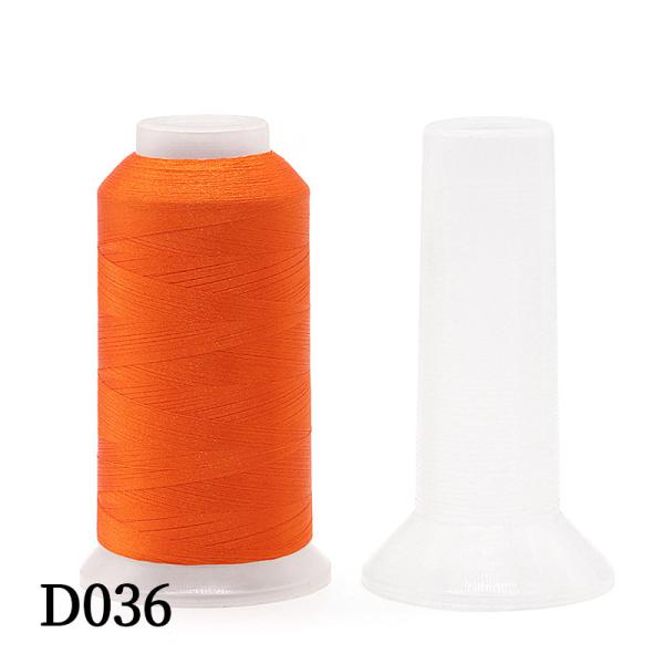 5000 Yards Fios de bordados de poliéster Perfeito para bordados profissionais na máquina