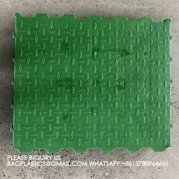 600*600mm Plastic Slats Blind Floor For Pig Farrowing Crate Equipment automatic pig injection
