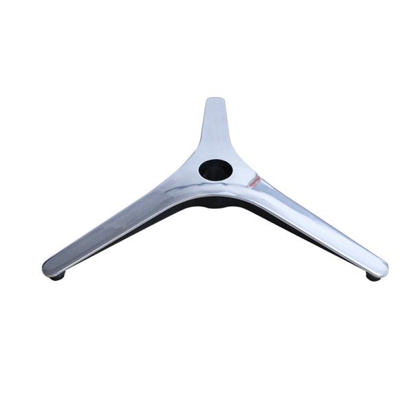 Современный металлический офисный стул с коррекцией высоты, полировкой цвета без колес