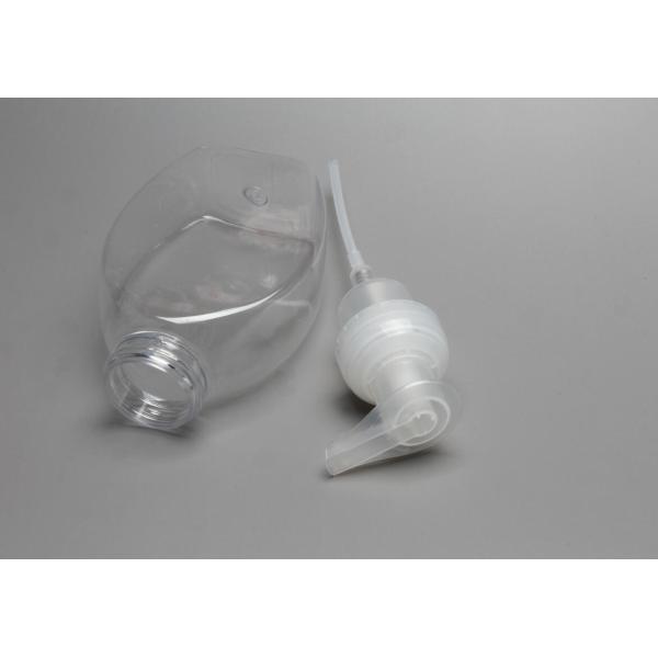 bubble pump head Plastic Hand washing liquid bottle of 300 ml in clear color