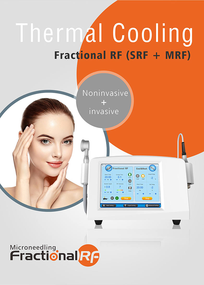 машина частичной RF глубокой жары 4 рук красоты Microneedling лицевая