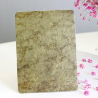 Placa dourada da bobina da espessura da linha fina de bronze de aço inoxidável decorativa antiga 4mm da folha