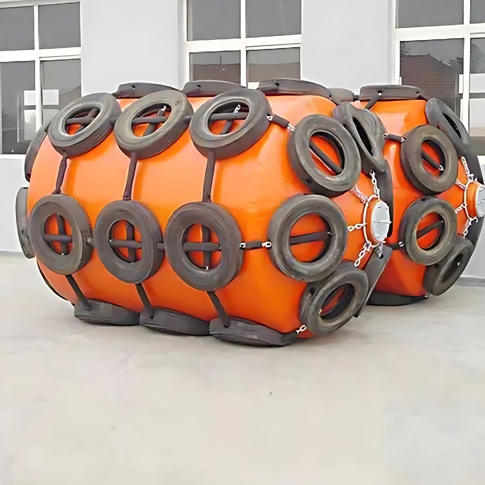 Commercial Marine Mooring Buoy System Heavy Duty Polyurethane/EVA Foam Filled Cylindrical Fender Corrosion Resistance for Docks