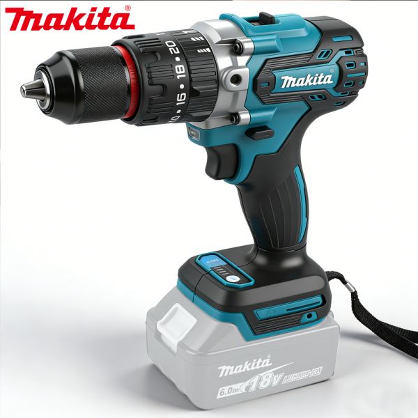 Convenient 1700RPM 3in1 Makita Power Tools 13mm 36mm Cordless Impact Drill