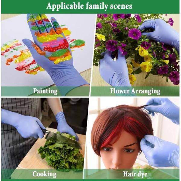 Tear Resistant Medical Grade Nitrile Examination Gloves