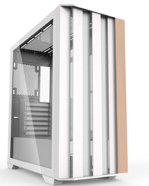 EATX Full-Tower Gaming Case SPCC+ABS+Wood Structure Front Dual USB 1.0+USB 3.0+Type-C Optional Triple Water-cooling Support