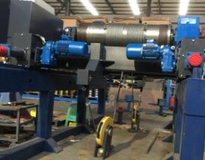 Double -rail Electric Crane Hoist With Steel Material And Customized Color