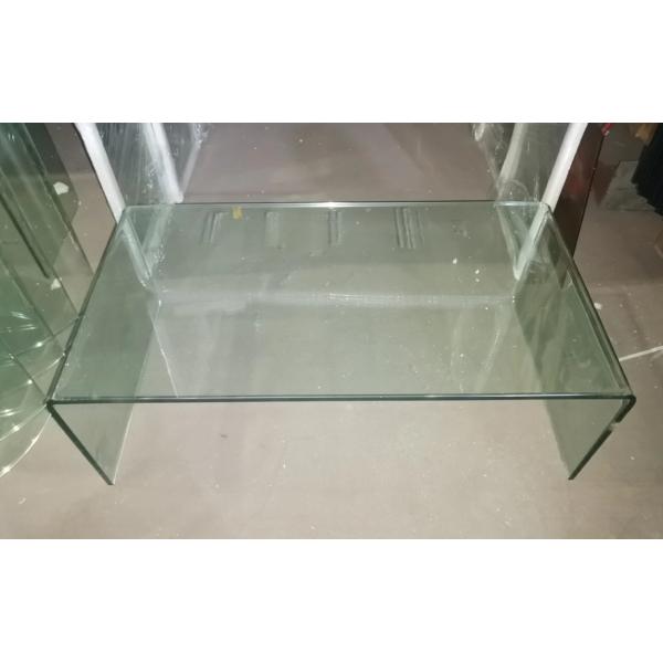 Customized Hot Bent Tempered Glass Curved Shape Tempered  Glass For Architectural Use