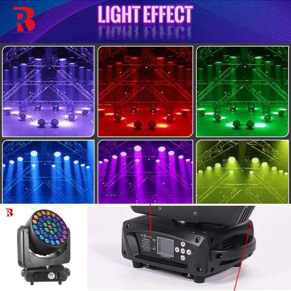 RGBW 4in1 37*15W LED de alto brilho Moving Head Light For Live Show