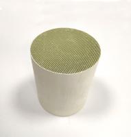 200 CPSI Round Ceramic Catalyst Substrate for Automotive Exhaust Systems - 4 Inch Diameter
