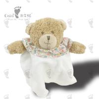 Édredon carré Toy Huggable Teddy Bear Soft Toy Comforter de bébé de 27 x de 30cm
