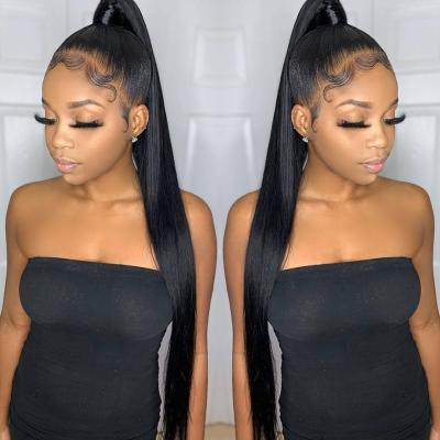 Straight Human Hair Wigs Full Lace Brazilian Hair Weave For Black Women