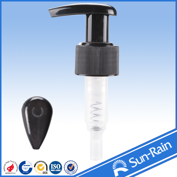 High viscosity liquid plastic bottle pumps ribbed smooth aluminium SR-310H1(N)-HV