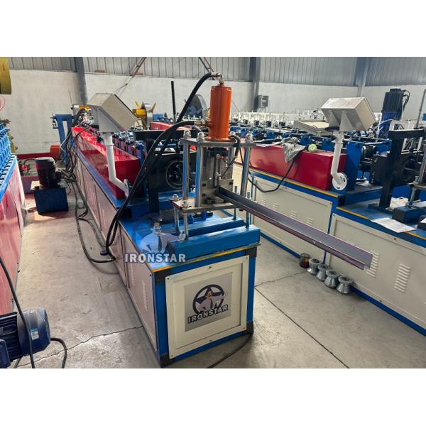 J channel bracket roll forming machine for building in Korea Green house bracket machine Green house channel machine