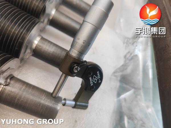 A179 L Type Fin Tube , Low Temperature Heat Exchanger Finned Tube