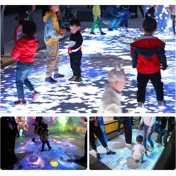 Стена Hologram репроектора игр 3D пола движения AR взаимодействующая