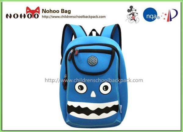 Waterpoof Neoprene Personalized Kids Backpack Monster Girls Boys School Bags