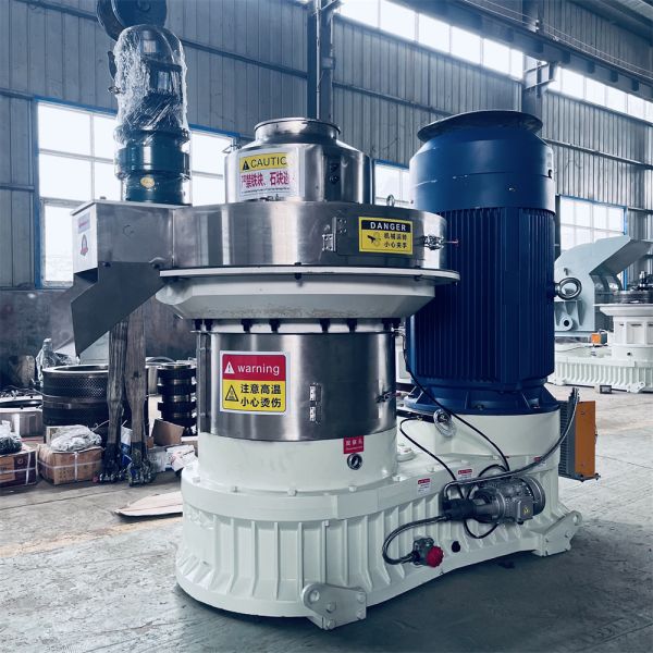 High Efficiency Vertical Ring Die Pellet Mill for Biomass with Vertical Feeding and Energy Saving Design