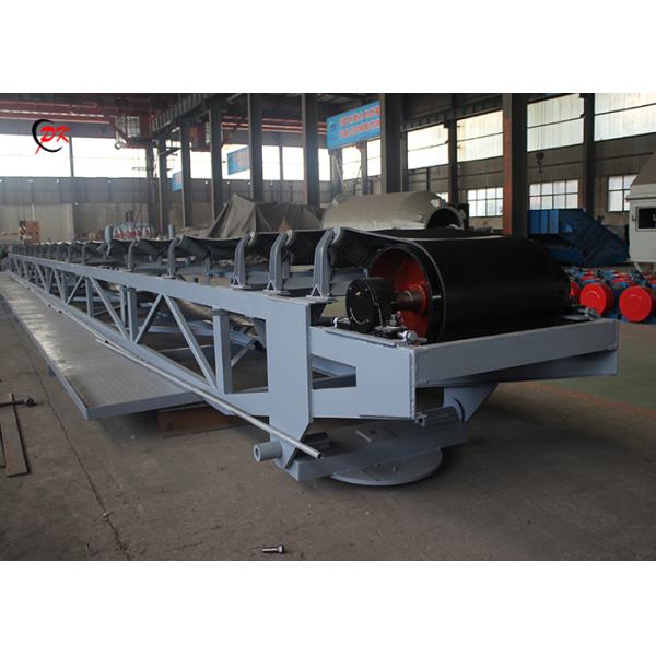 Storage Mobile Electric Lift Conveyor Belt For Loading And Unloading