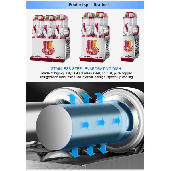 620*670*840mm Smoothie Ice Slush Juicer Machine with Full-automatic Function