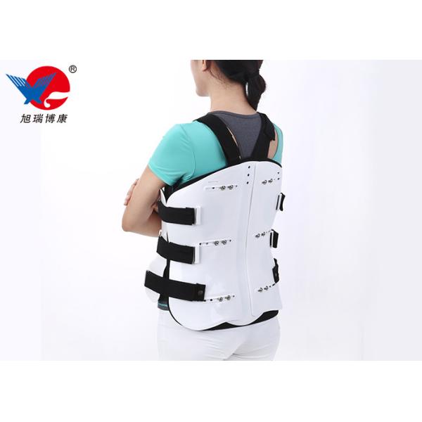 Flannel Adjustable Medical Orthosis , Lumbar Orthosis Back Brace Provide Stable Support