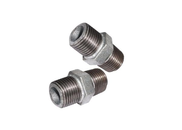 1-1/2 Malleabale Iron Barrel Pipe Fitting Nipple Male Hex Nipple FM / UL Certificated