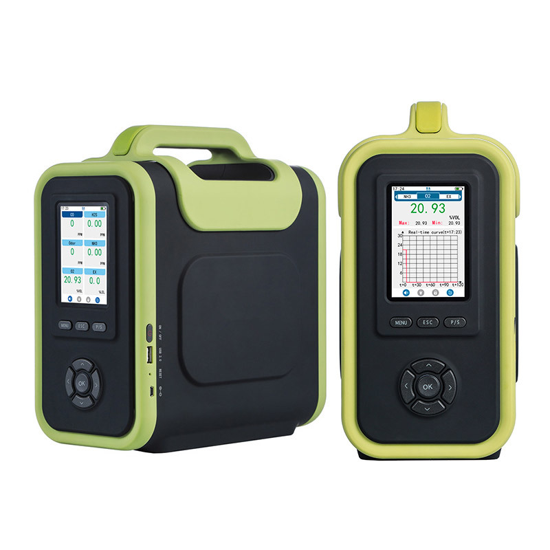 Safegas SKY8000 Portable Gas Analyzer with High Concentration CO Detection Modular Internal Structure and Rechargeable Lithium Battery